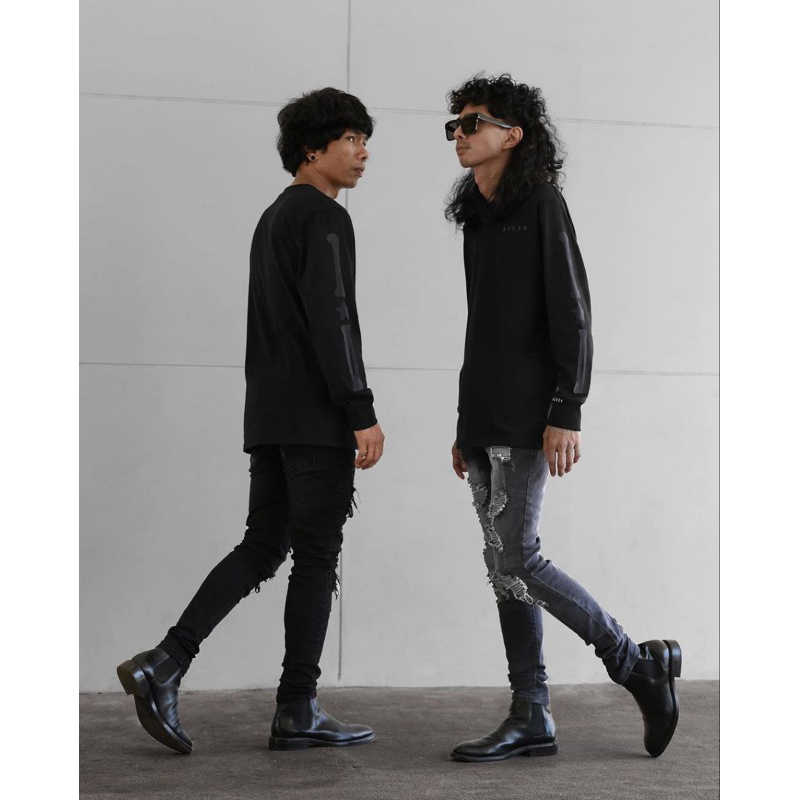 Rucas Season 12 | Rucas Season 11 Grey Caviar Leather Jeans | Rucas The Last Collection