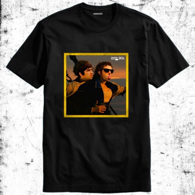 Kaos Baju Tshirt Pria Laki Cowok Cewek Perempuan Unisex Dewasa Band Oasis Titanic