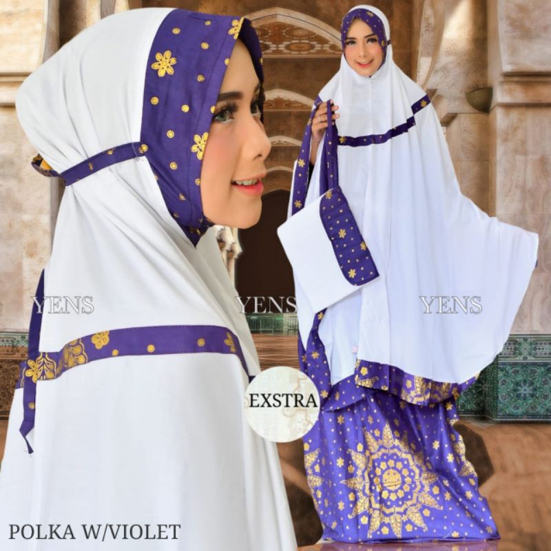 mukena songket bali premium