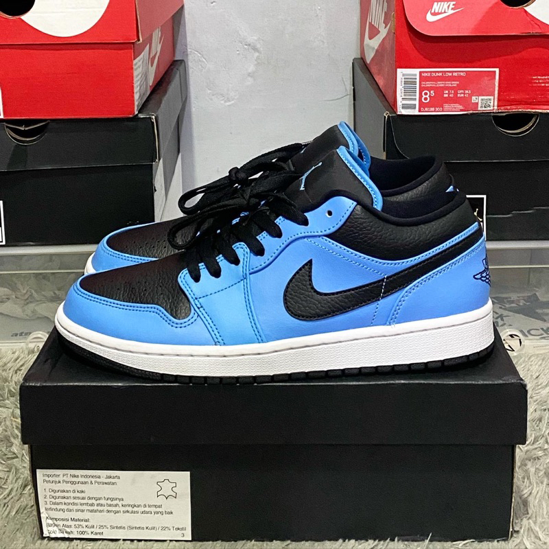 Nike Air Jordan 1 Low University Blue *100% Original