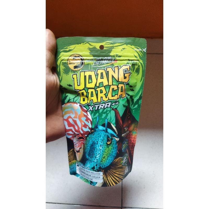 Udang Barca XTra+++ Pakan Ikan Maru Chana/Makanan Ikan Chana  Udang Barca