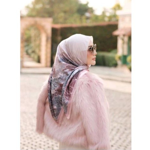 delarosa scarf vanilla hijab