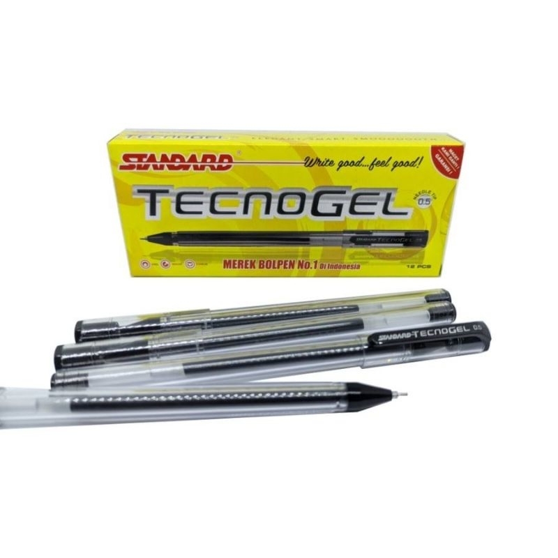 

[BOX ISI 12] PULPEN STANDARD TECNOGEL 0.5 MM / BALLPOINT / BOLPEN / GEL PEN / PULPEN CAIR