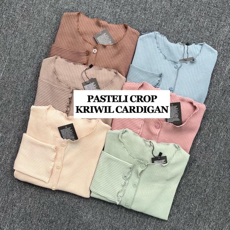 PASTELI CROP TOP KRIWIL CARDIGAN