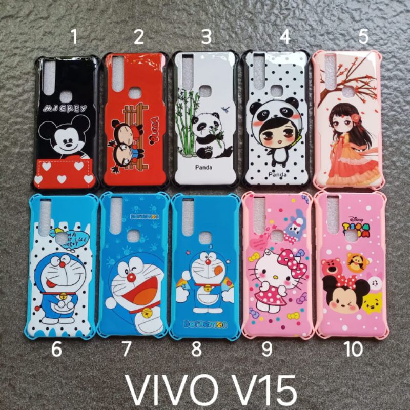 Case gambar Vivo V15 motif cewek soft softcase softshell silikon cover casing kesing housing