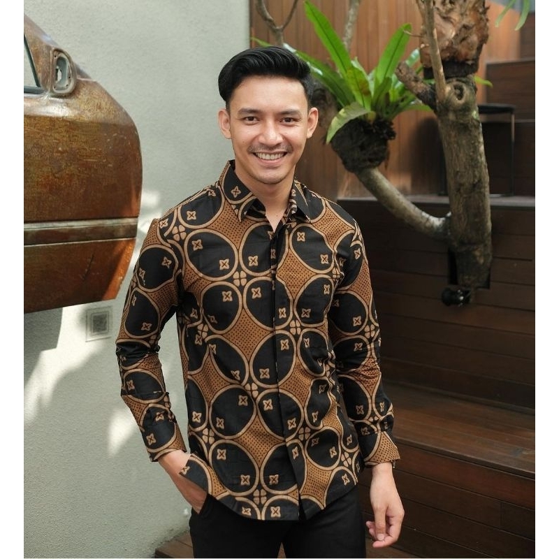 KEMEJA BATIK PRIA LENGAN PANJANG ALL MOTIF TERSEDIA SIZE M L XL