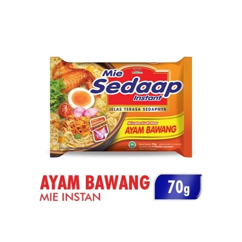 

SEDAAP MIE INSTANT AYAM BAWANG 70gr