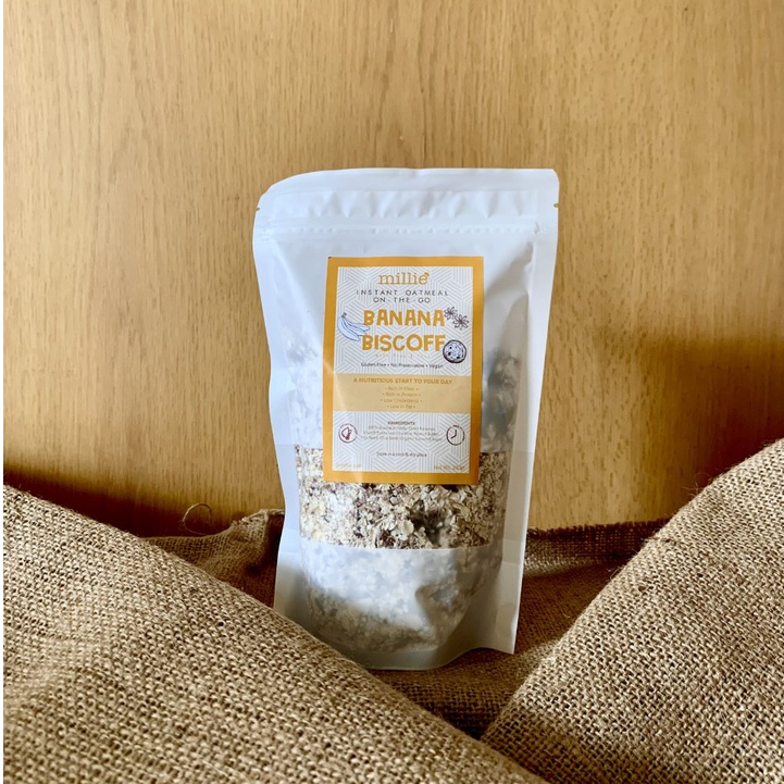 

INSTANT OATMEAL - Banana Biscoff (pouch)