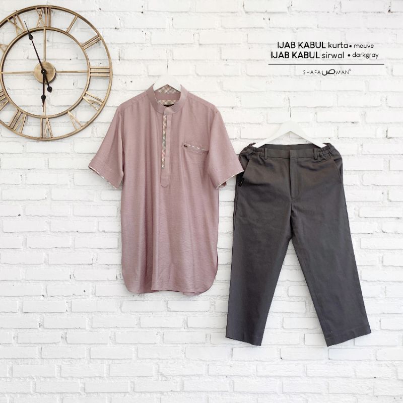 Ijab Kabul Series Ikhwan (MAUVE) Shafa Jilbab