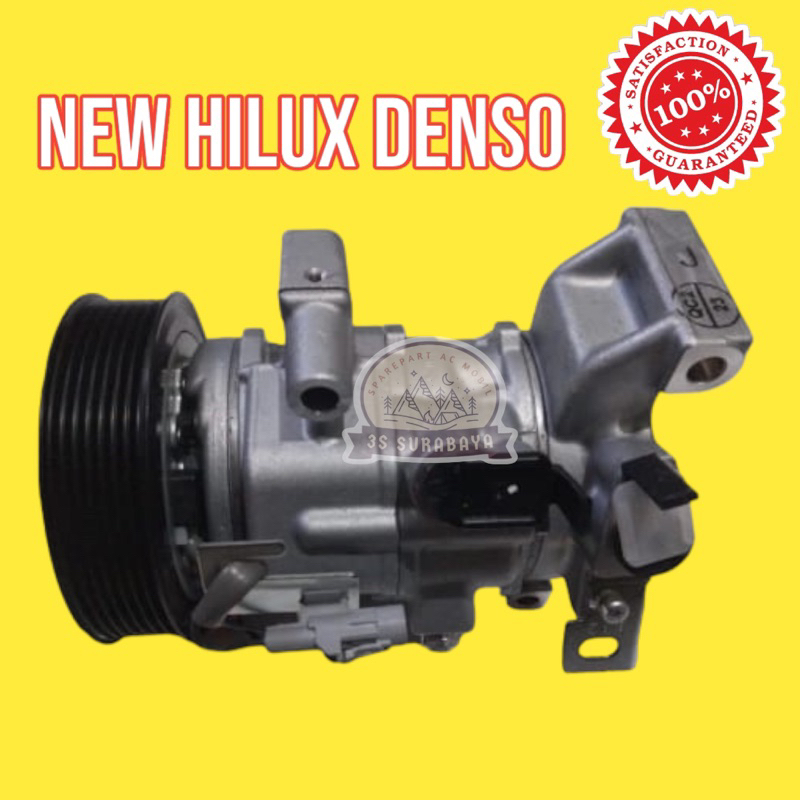 Kompresor New Hilux Reborn Ac Denso Mobil Toyota