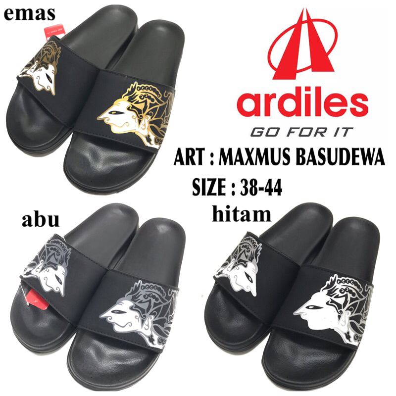 Sandal Selop Pria Dewasa Ardiles Maxmus Basudewa 38-44 Sandal Slip On Phylon Enteng