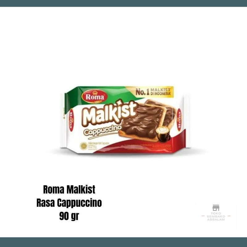 

Roma Malkist Cracker Rasa Cappuccino / Roma Cappucino 90 gr / Roma Malkist Cappuccino