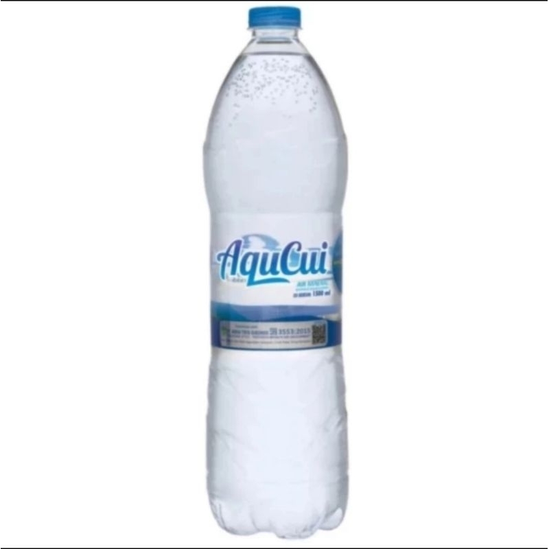 AQUCUI air mineral dalam kemasan botol 1500 ml eceran