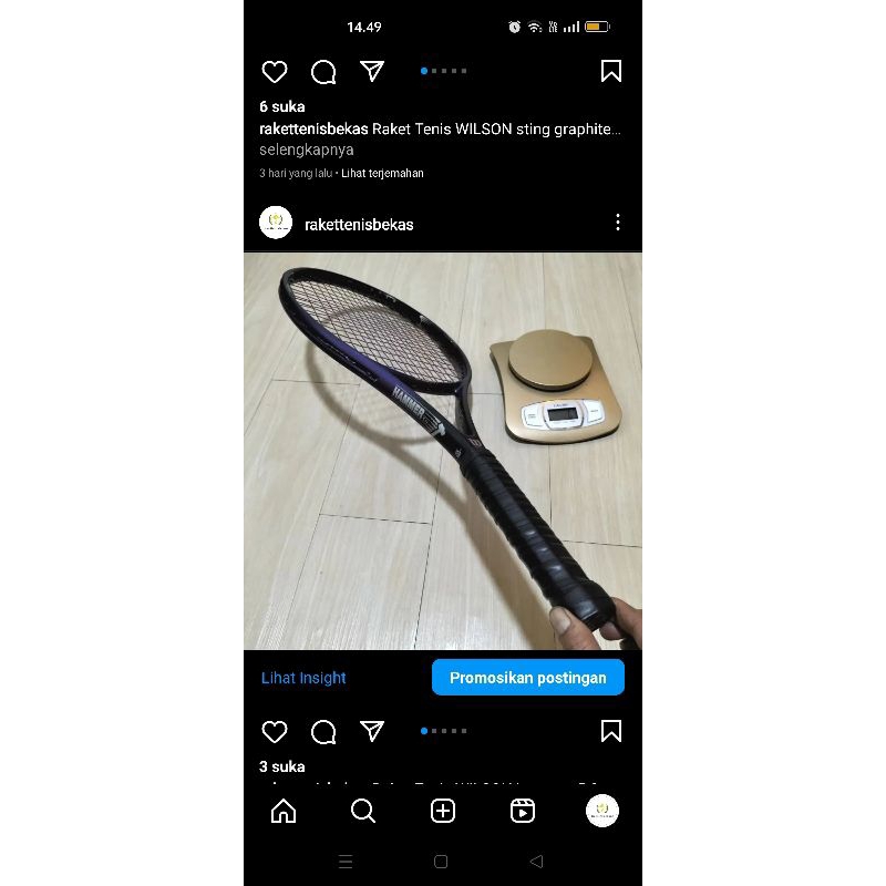 Raket Tenis WILSON hammer 5.9