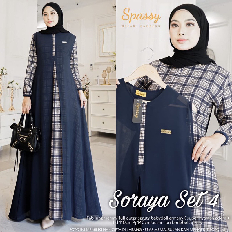 GAMIS SORAYA SET MAXY BY SPASSY - SORAYA 4 MAXY SPASSY ORIGINAL BERLABEL