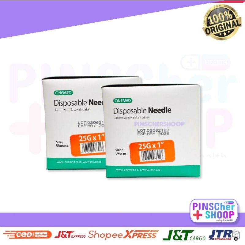 Disposable Neddle 25 G OneMed / Box