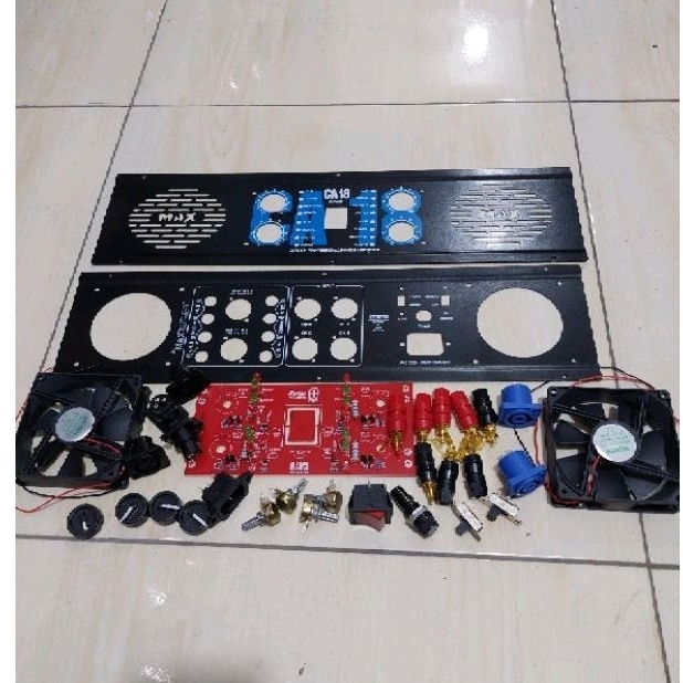 Plat panel Ca 18 lengkap asesoris Depan Belakang