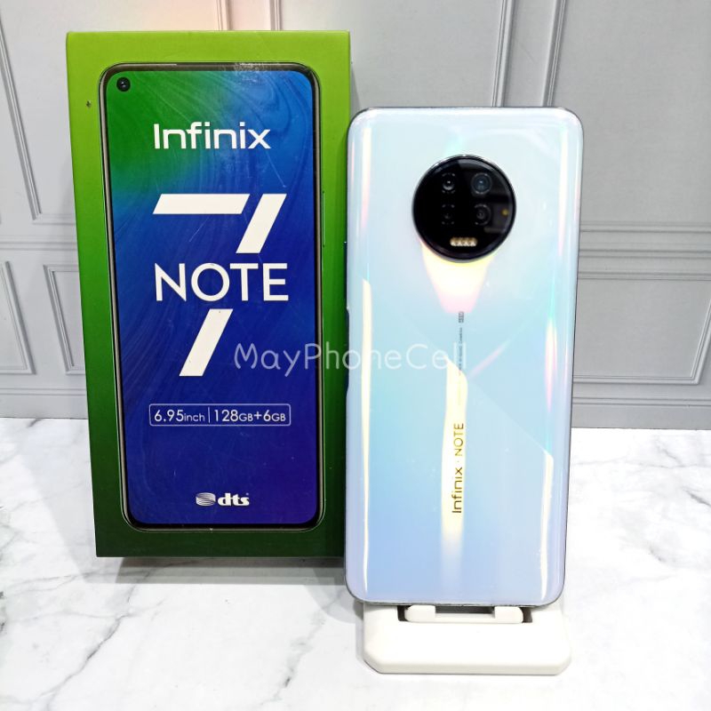 Infinix Note 7 Ram 6GB Internal 128GB 6/128 Handphone Second Fullset Batangan ex Garansi Resmi