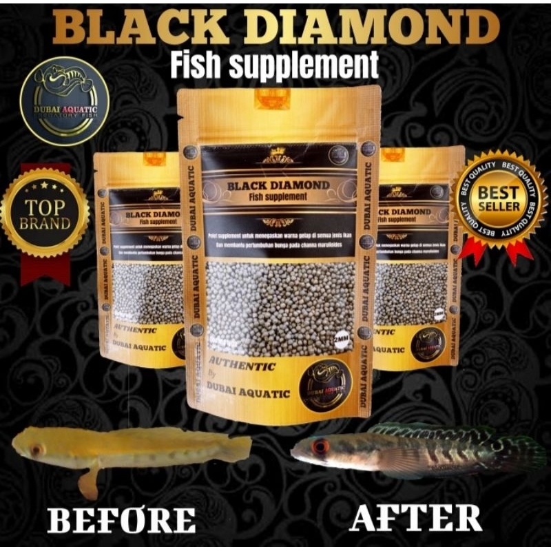 pelet Black Diamond kemasan repack 5gram