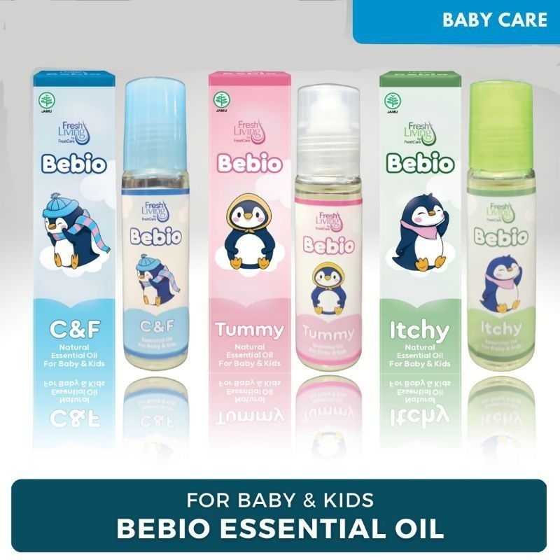 Bebio Natural Essential Oil For Baby Bayi Kids 9ml ( C &amp; F, Itchy, Tummy)