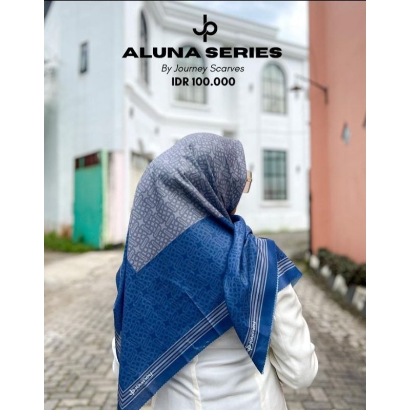 HIJAB ALUNA SERIES BY.JOURNEY / Hijab Terbaru 2023 / Hijab Segiempat Voal Premium Motif Trendy