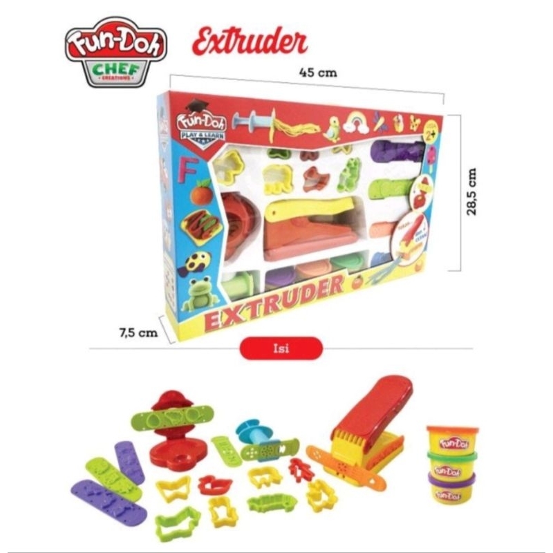 MAINAN FUNDOH EXTRUDER / FUN DOH EXTRUDER / PLAYDOH / PLAY DOH / PLAY DOUGH / EXTRUDER