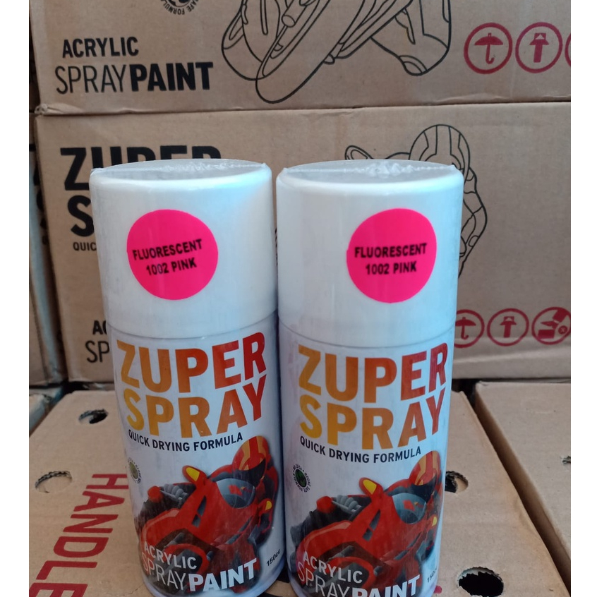 Pilok Pilox Zuper Spray Paint Warna P 1002 Stabilo Pink / Fluorescent Pink / Stabilo Merah Muda (150cc/150ml)