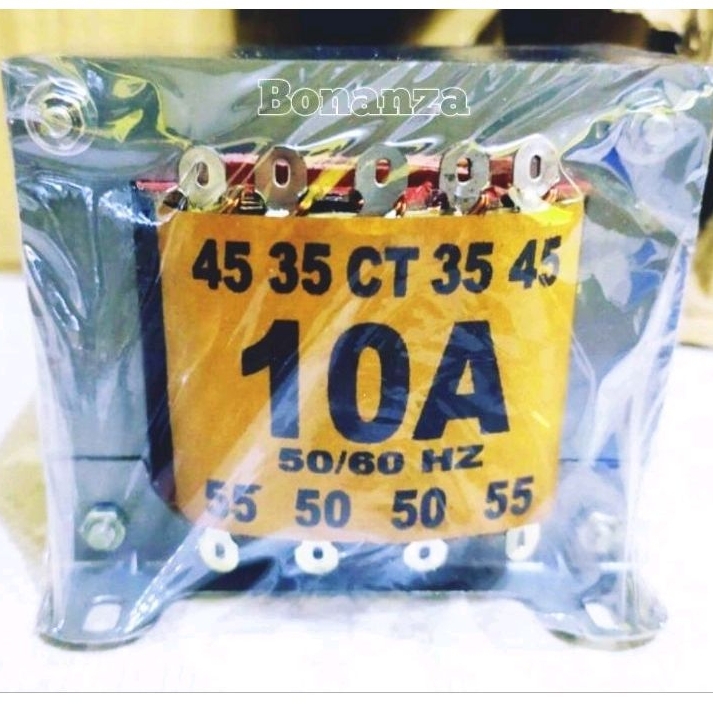 TRAFO 10A 55ct CSH transformer full tembaga