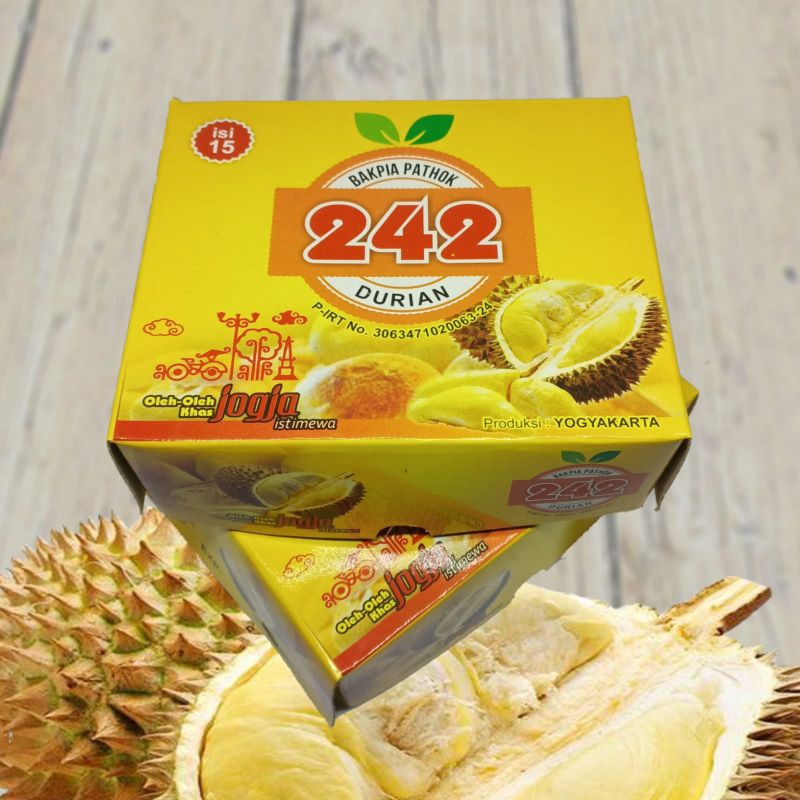 

Original!! Bakpia Pathok kering 242 Rasa Durian Isi 12/15/20 Tahan hingga 3 Bulan - Bisa COD.