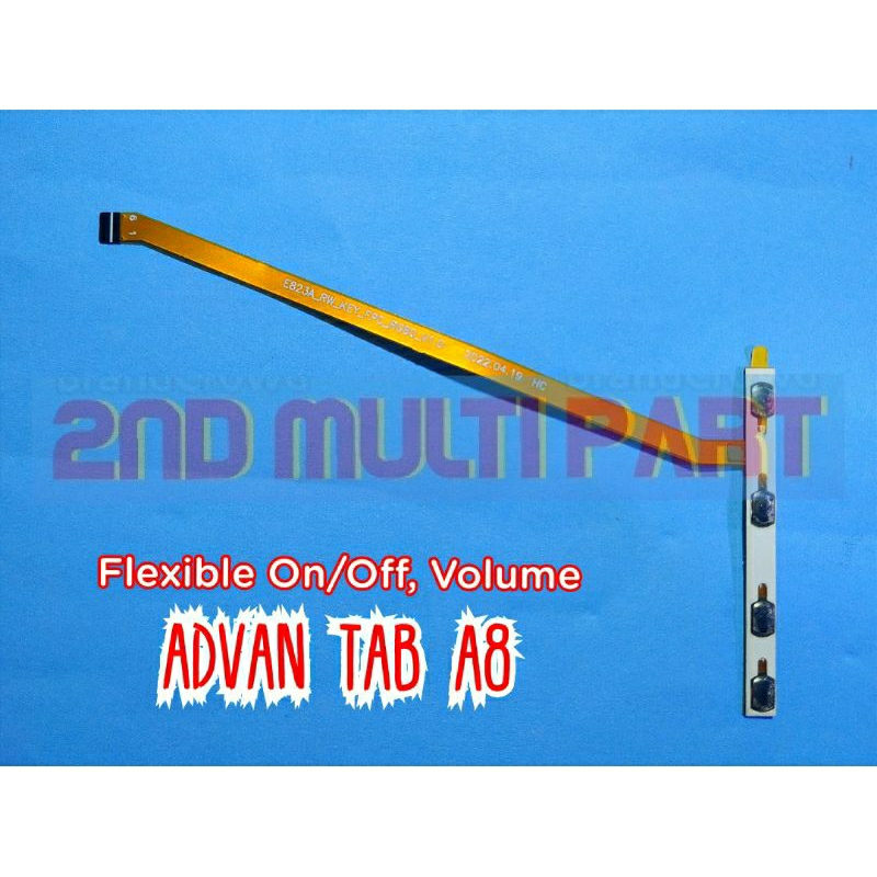 Flexible On/Off, Volume ADVAN TAB A8 / X-TAB 8004