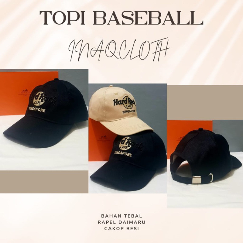 Topi Fashion Pria Wanita Topi Baseball Premium