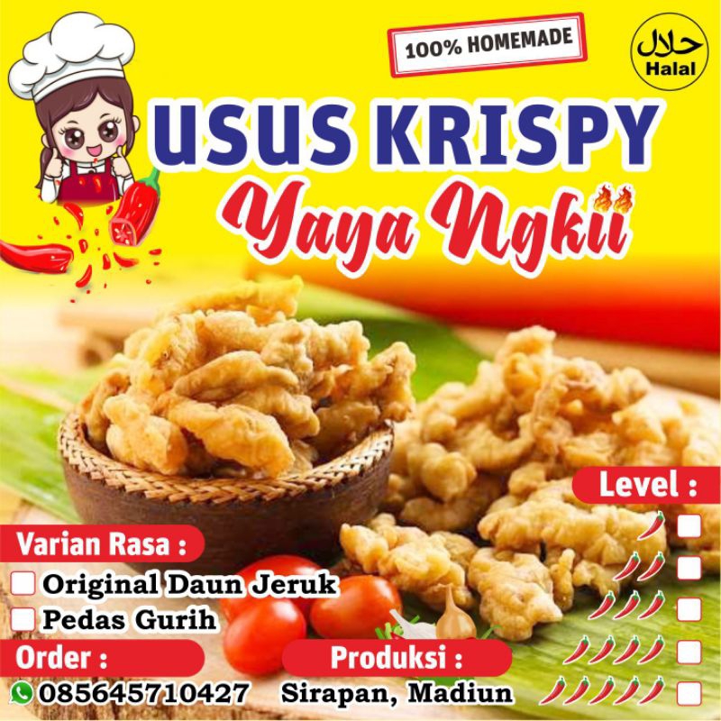 

USUS KRISPY YAYA NGKII 160 gram