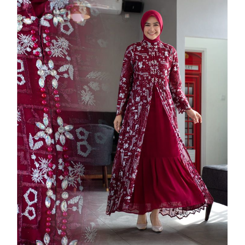 KEBAYA ORIGINAL//KEBAYA MODERN//GAMIS LUXURY//SERAGAMAN KELUARGA//BAJU PESTA LAMARAN//KEBAYA WISUDA//BAJU LEBARAN//By DIPA COLLECTION