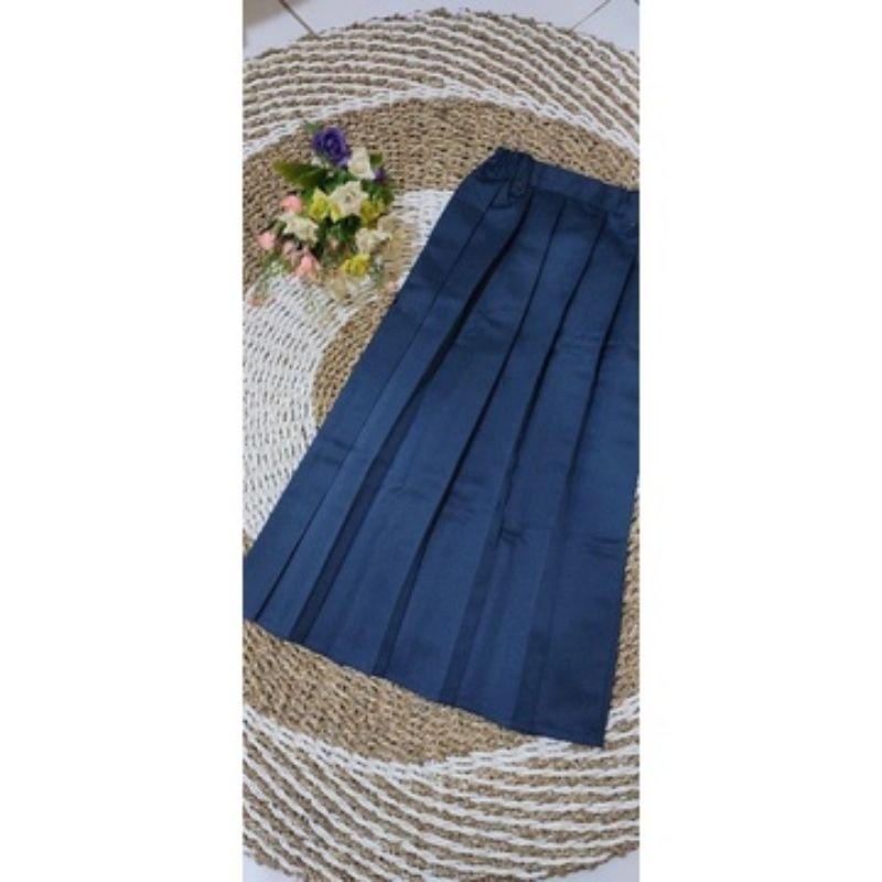 ROK PANJANG BIRU KARET SD MI TPQ TPA MDA MDT