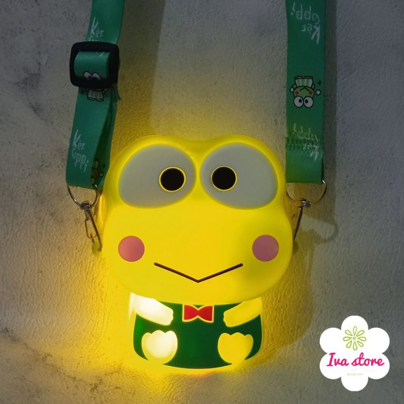 Tas selempang keropi LED size mini