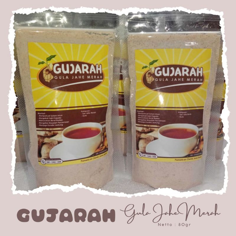 

Gula jahe merah