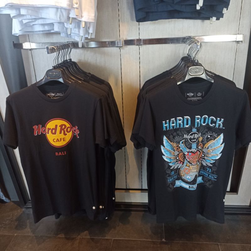 Baju Hard Rock Bali Mens Black Original