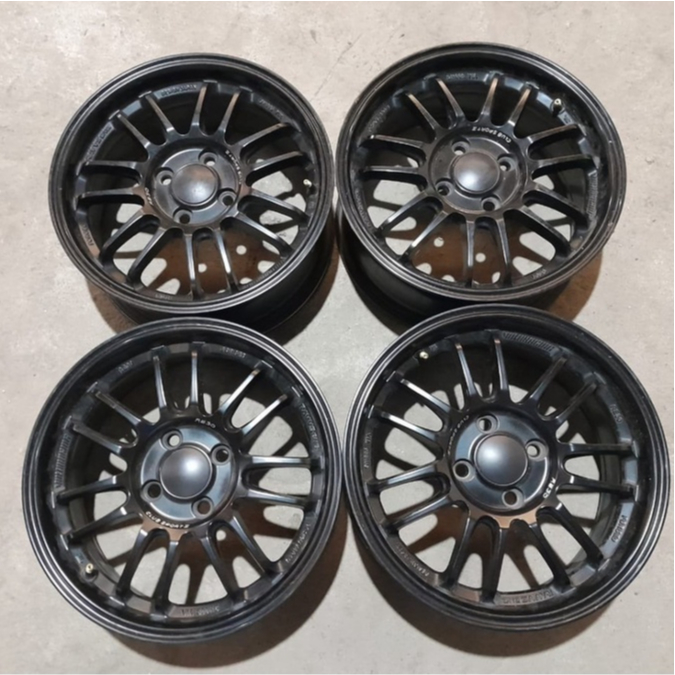 Re30 Ring 15 Lebar 6,5 Pcd 4x100 Et40 Velg Mobil Bekas Buat Ayla Agya Sigra Calya