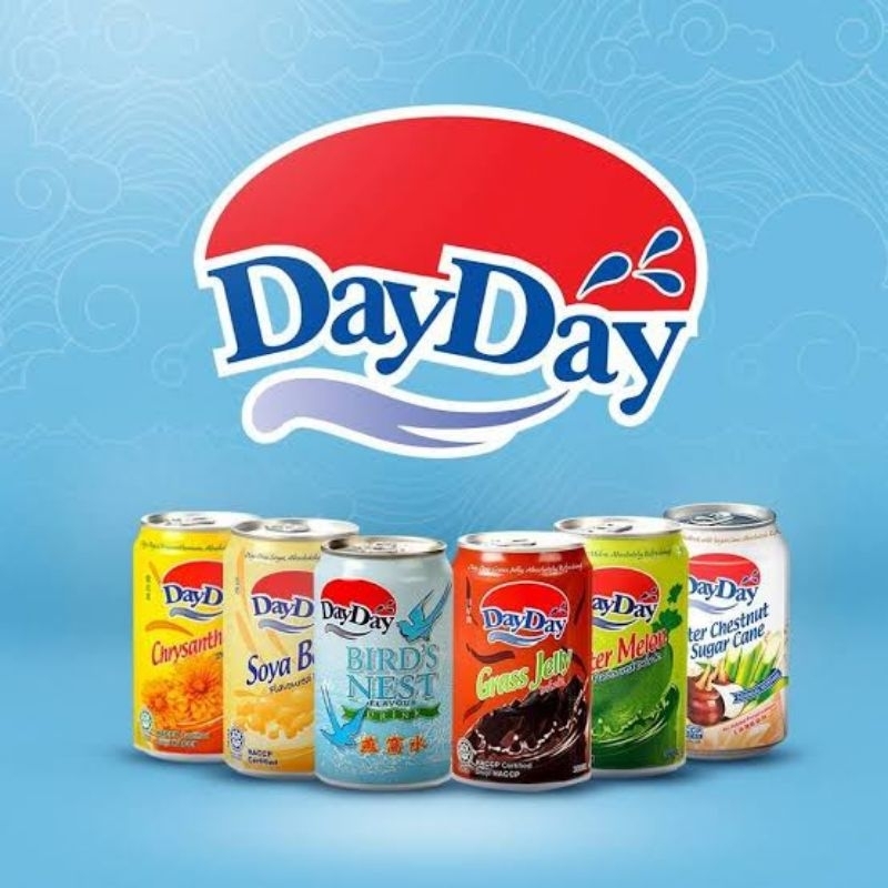 

Day Day Minuman Kaleng 300ml - Sarang Burung/Kundur/ SoyBean/Cincau/Krisantemum