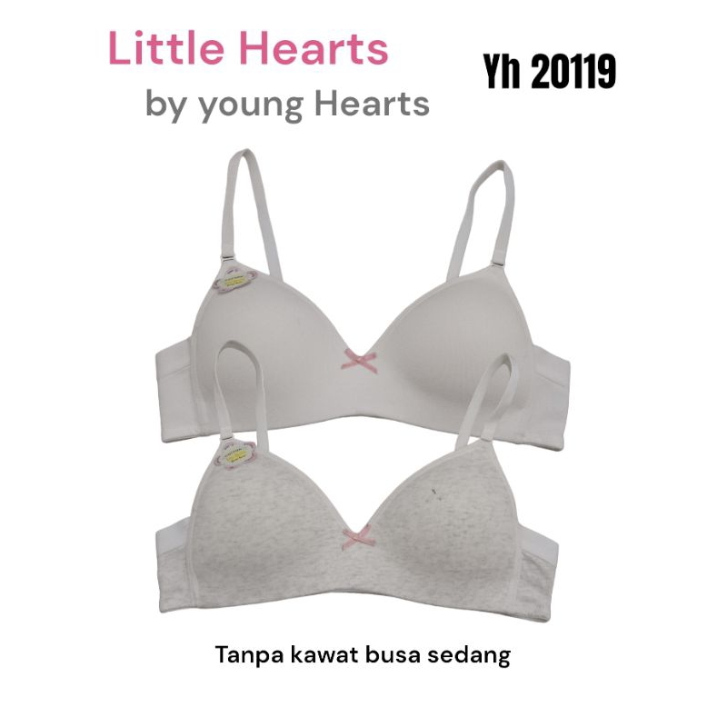 Harga Sale Bra remaja Little hearts  by young Hearts tanpa kawat uk 32/34/36 cup B
