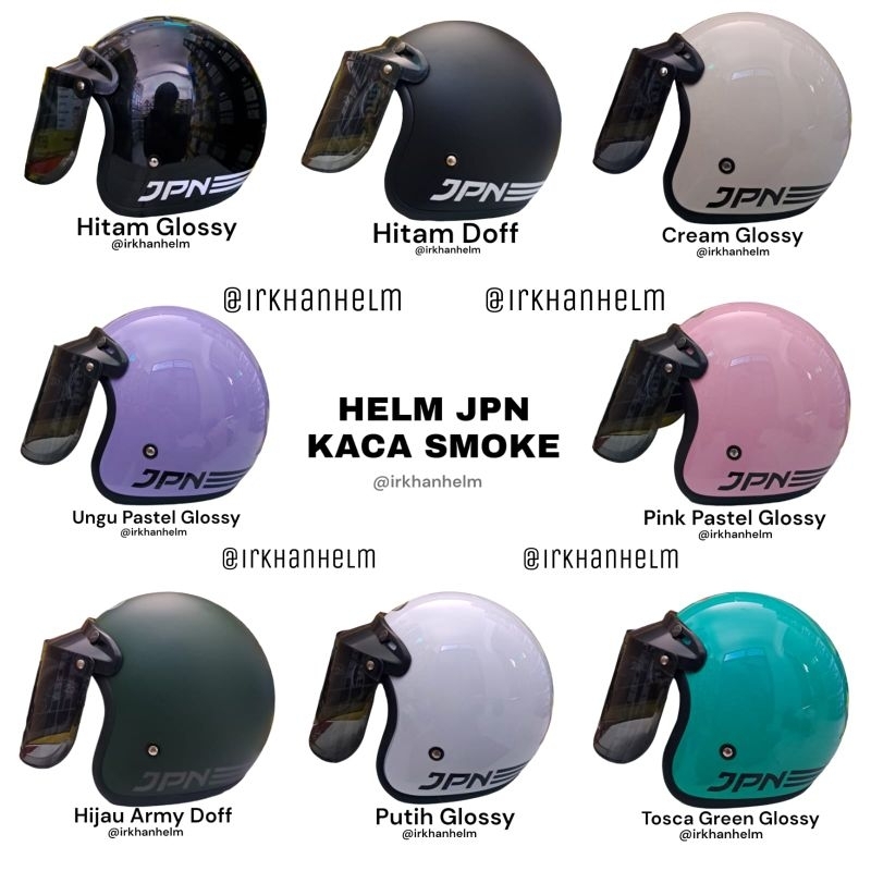 HELM JPN ARC ORIGINAL KUALITAS SNI SET KACA DATAR SET KACA VENOM