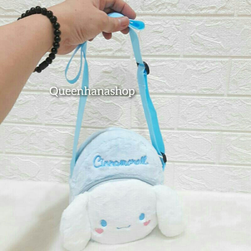 New Tas Selempang Anak Boneka Bulu Cute Karakter