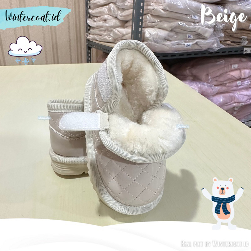 Baby snow boots sepatu anak bayi musim dingin hangat toddler balita salju bromo import waterproof anti air