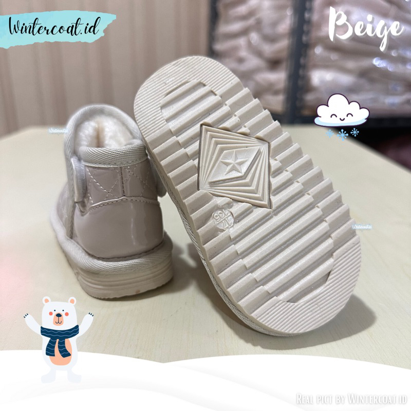 Baby snow boots sepatu anak bayi musim dingin hangat toddler balita salju bromo import waterproof anti air