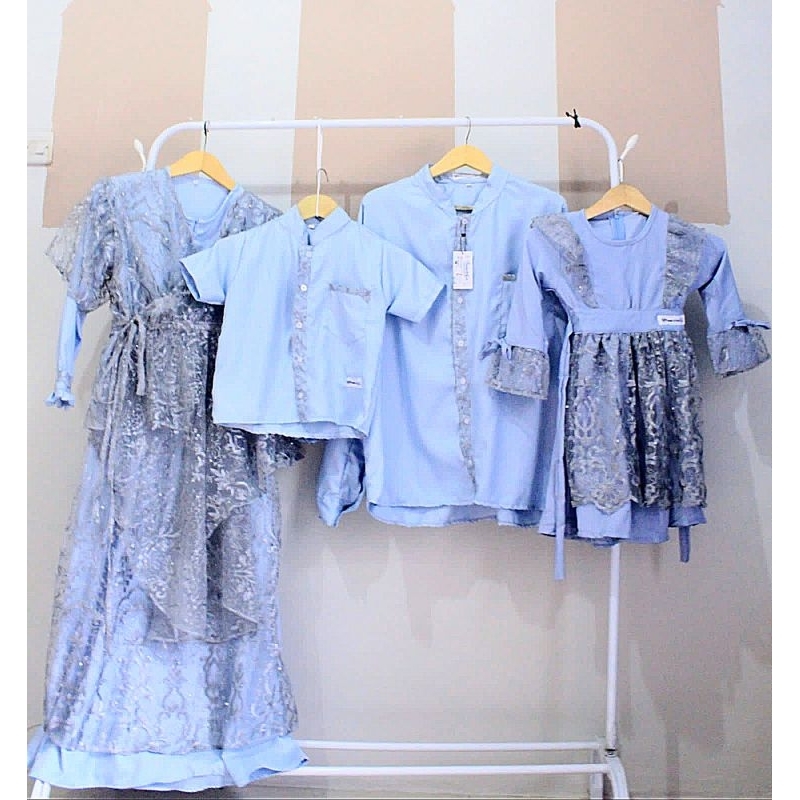 Baju couple keluarga untuk pesta dan lebaran sampai size jumbo