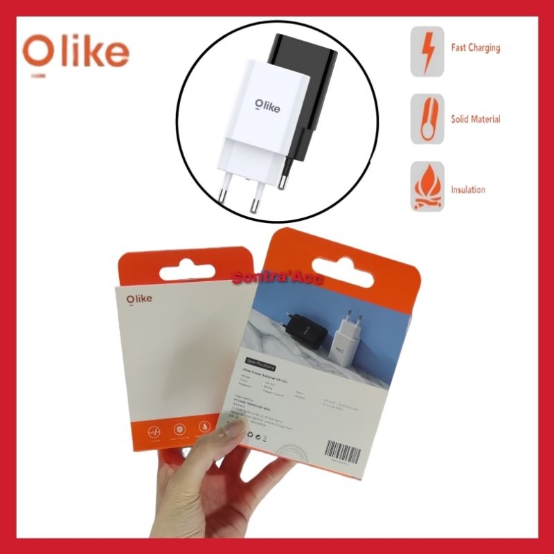 Olike Adaptor Fast Charging / Kepala Charger Olike Op Sc1 Garansi Resmi