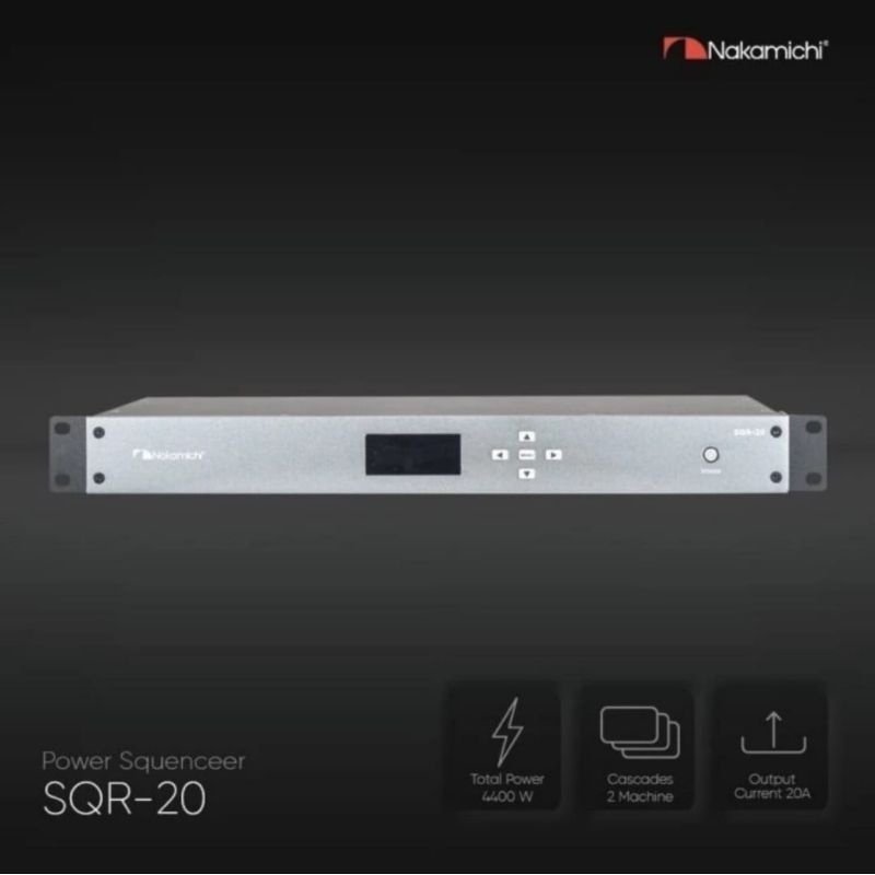 Power Sequencer Nakamichi SQR 20 Original Squencer NAKAMICHI SQR20