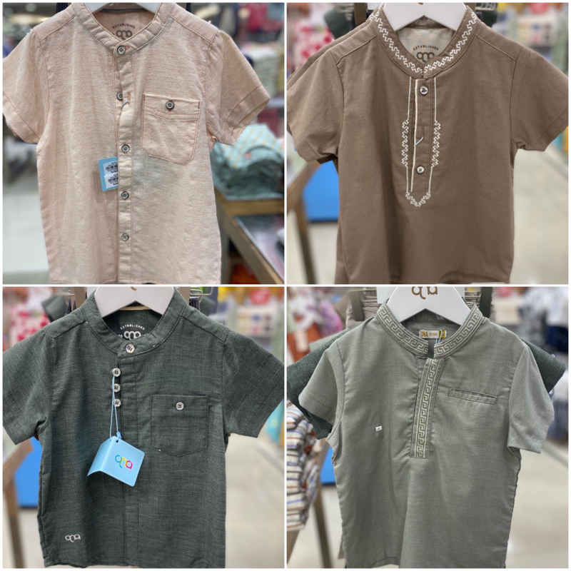 Baju koko anak laki-laki 1-4tahun QNA (New Arrival)