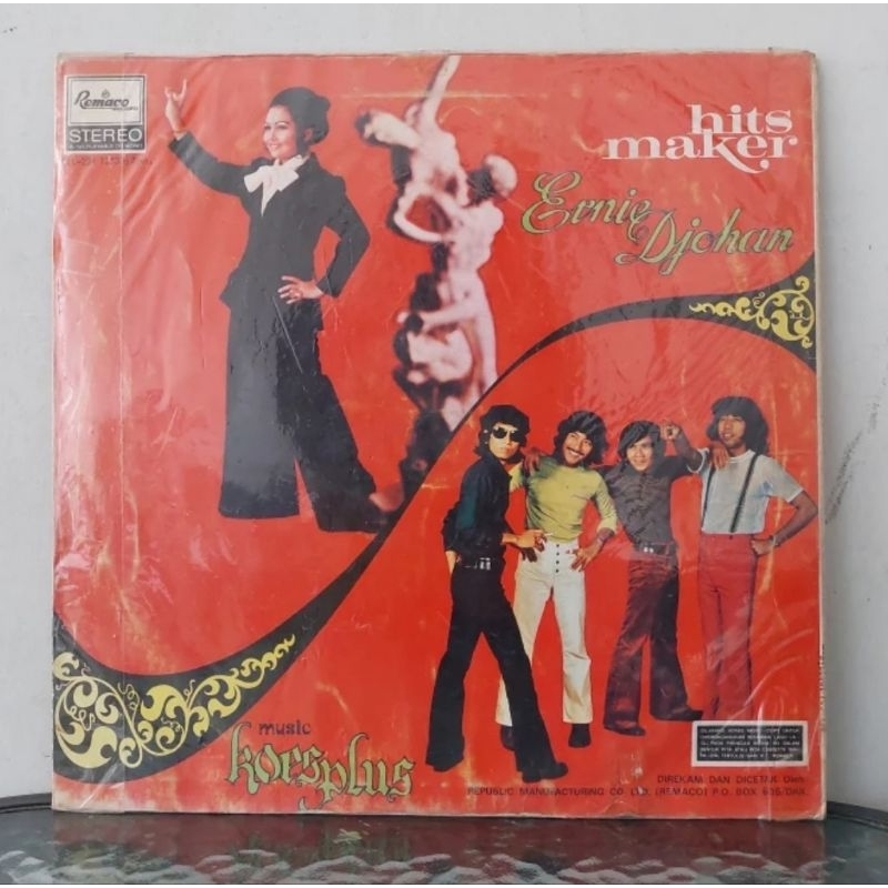 Vinyl Piringan Hitam 12 inch Ernie Djohan - Koes Plus-Hatiku Beku dll