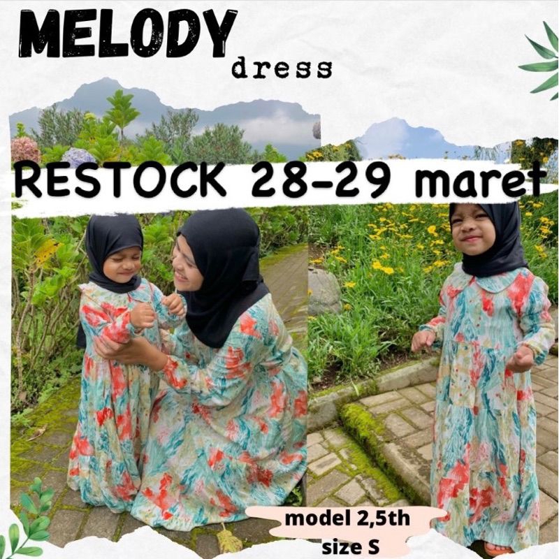 Gamis Dress Couple Anak & Dewasa Rayon Premium by Megumi